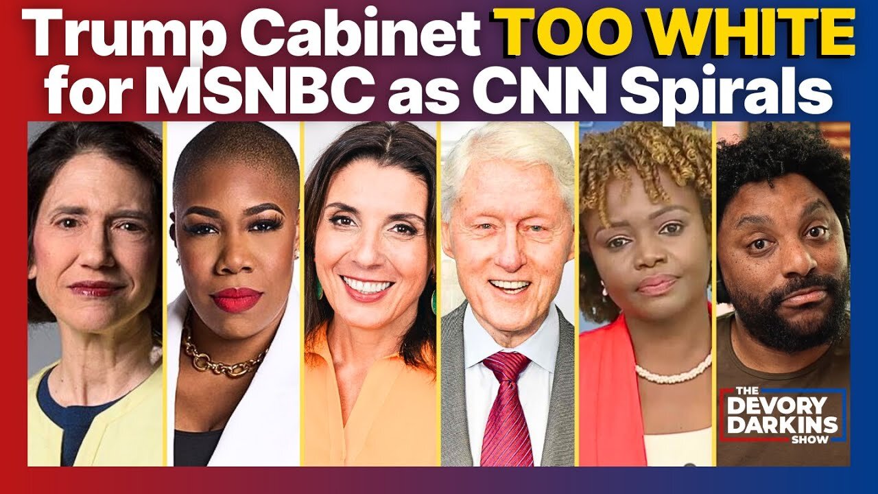 🔴 MSNBC's SHOCKING Claims: Is Trump's Cabinet TOO WHITE? | CNN's Latest Conspiracy Uncovered!