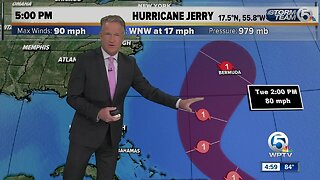 5 p.m. Thursday Hurricane Jerry update