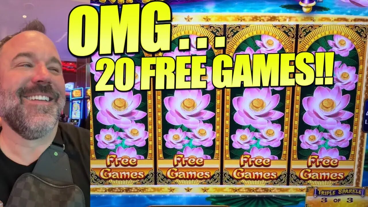 WOW 20 FREE GAMES on This Sparkly Slot Machine