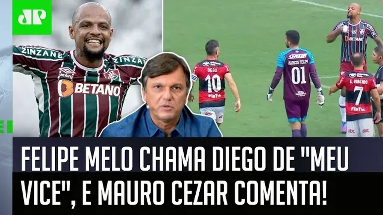 VEJA o que Mauro Cezar achou da PROVOCAÇÃO de Felipe Melo a Diego Ribas no Fla-Flu!