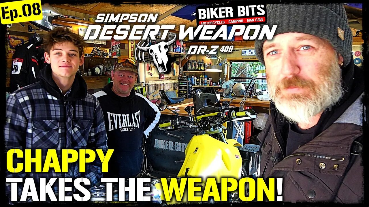 DRZ400 - Chappy takes the Desert Weapon! Ep.08