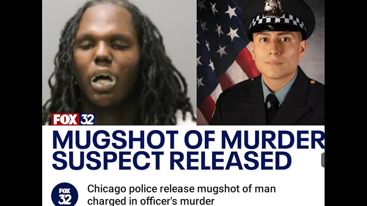 A Chicago 23yr old black male brutally ran over someone and killed an officer when he fled from cops