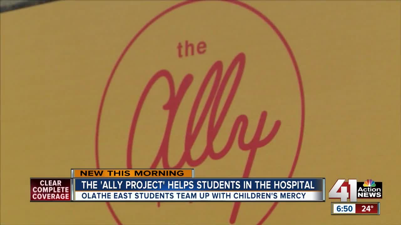 Olathe East students prepare to teach kids who are sick in the hospital