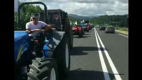 Farmers Protest in the Netherlands, Poland, and Italy against the WEF