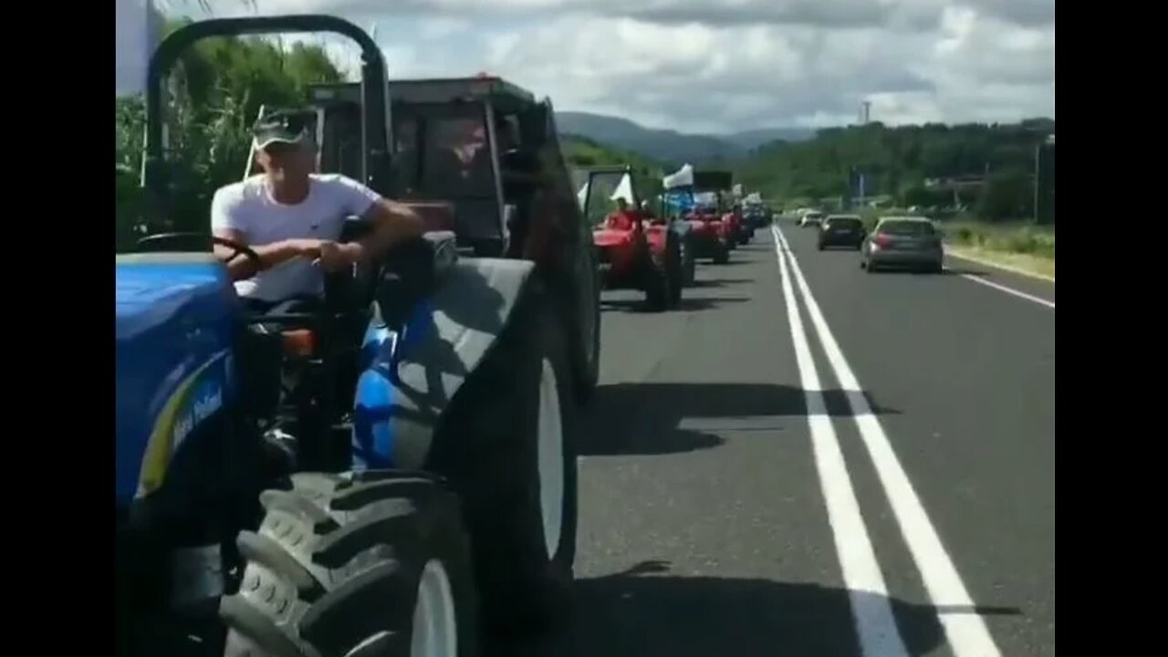 Farmers Protest in the Netherlands, Poland, and Italy against the WEF