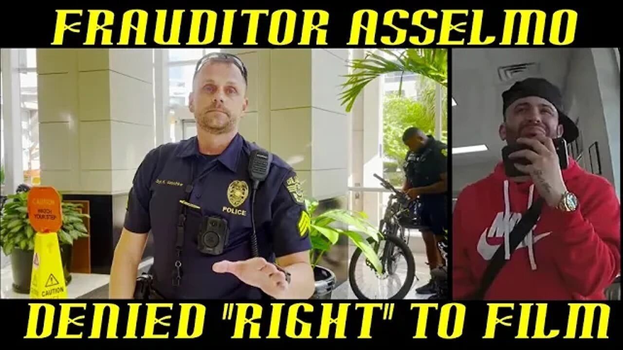 Frauditor AssElmo Denied Right to Film at City Hall in Orlando, Florida!