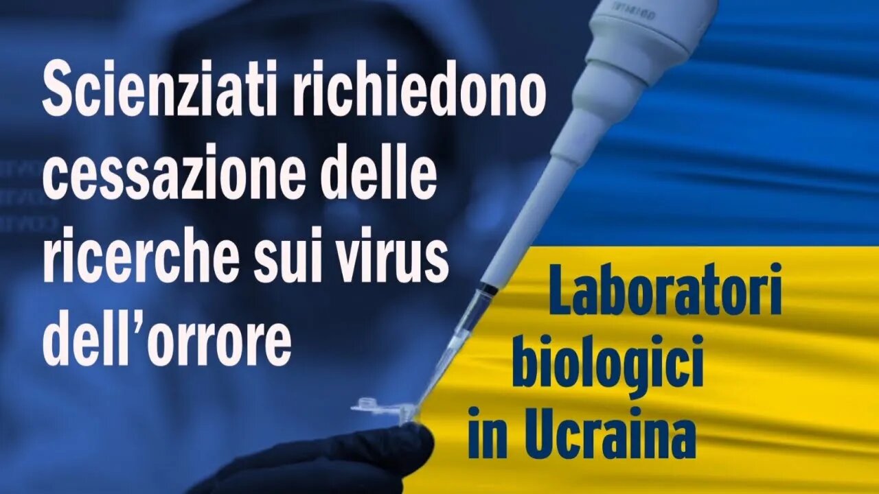 Pericolosa ricerca sui virus dell'orrore – laboratori biologici in Ucraina