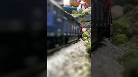 N Scale Geeps on a branch line. Awesome sound
