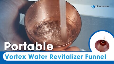 Portable Vortex Water Revitalizer Funnel