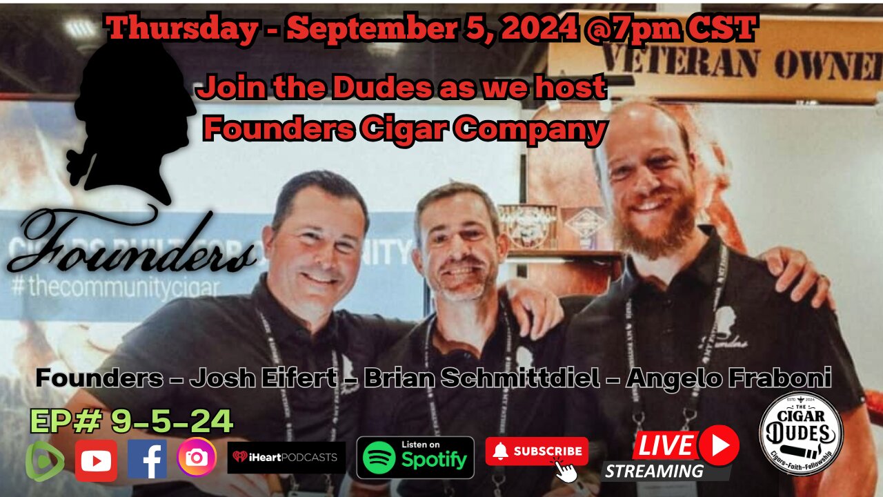 The Cigar Dudes Podcast Live Stream