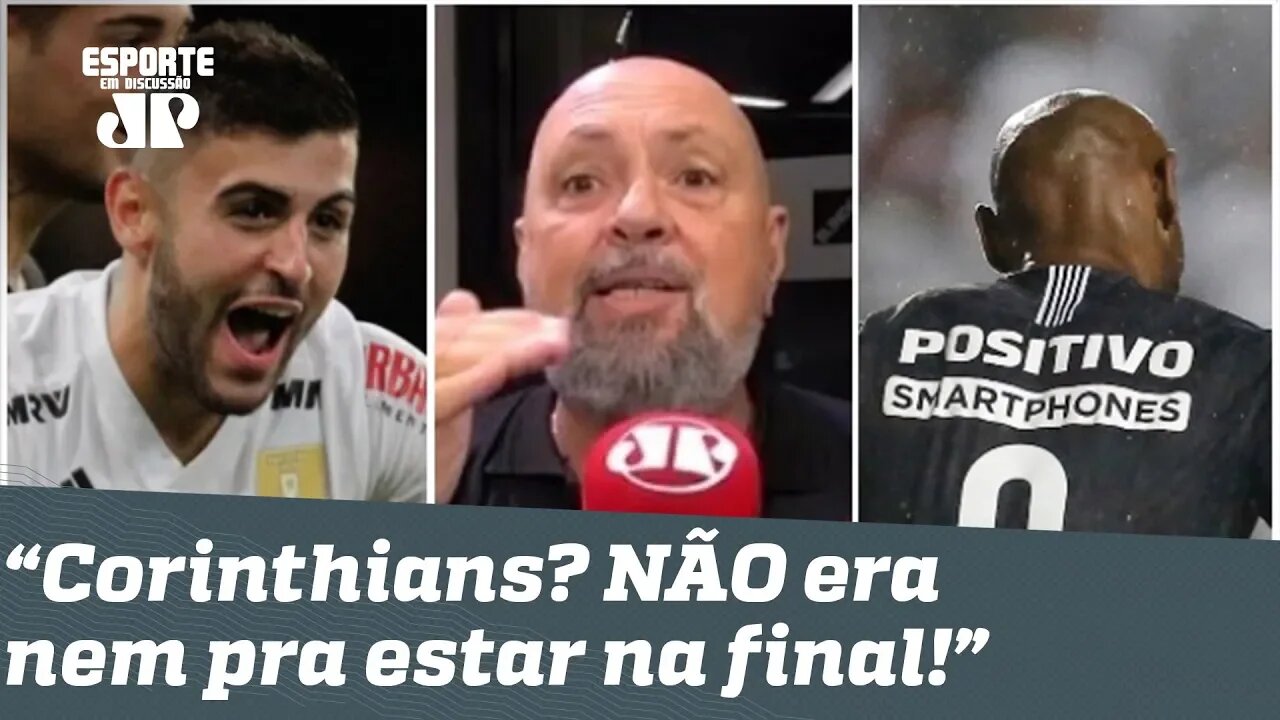 "O São Paulo MERECE ser campeão! Corinthians? NÃO era nem pra estar na final!", dispara narrador