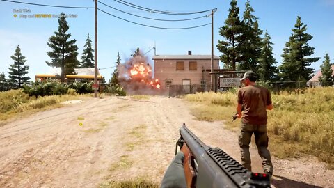 Far Cry 5 Supply Vehicle Destroyed