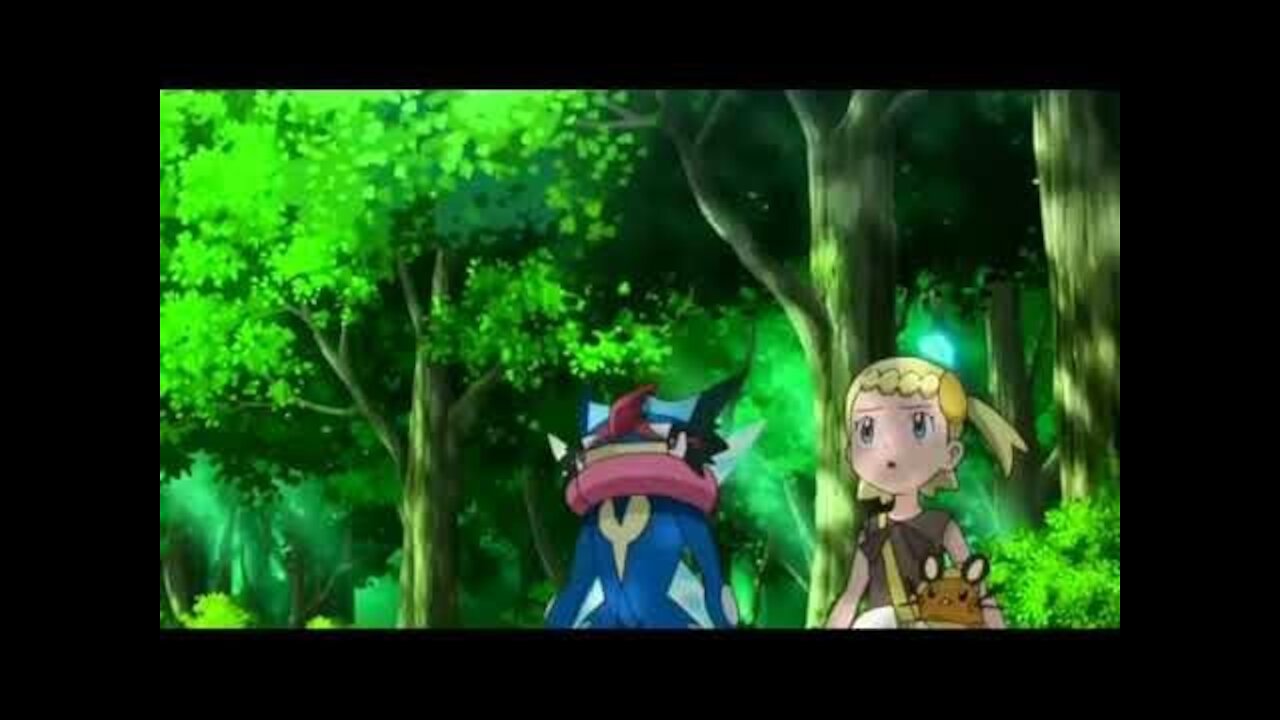 Pokemon XYZ Team Flare Scientist Xerosic Collecting Zygarde Cell's