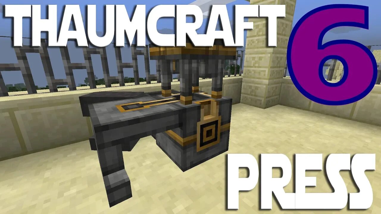 Lets Play Minecraft Thaumcraft 6 ep 15 - The Golem Press. Crafting A Golem.