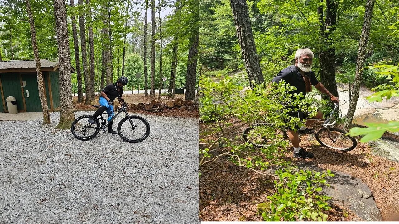 On the Trail Mountain Biking at Cochran Hill Park Tazadaq Goes Over Handle Bars TDOC Music