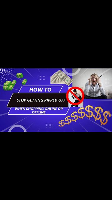 How To Stop Getting Ripped Off | 5 Quick Ways To Save Money