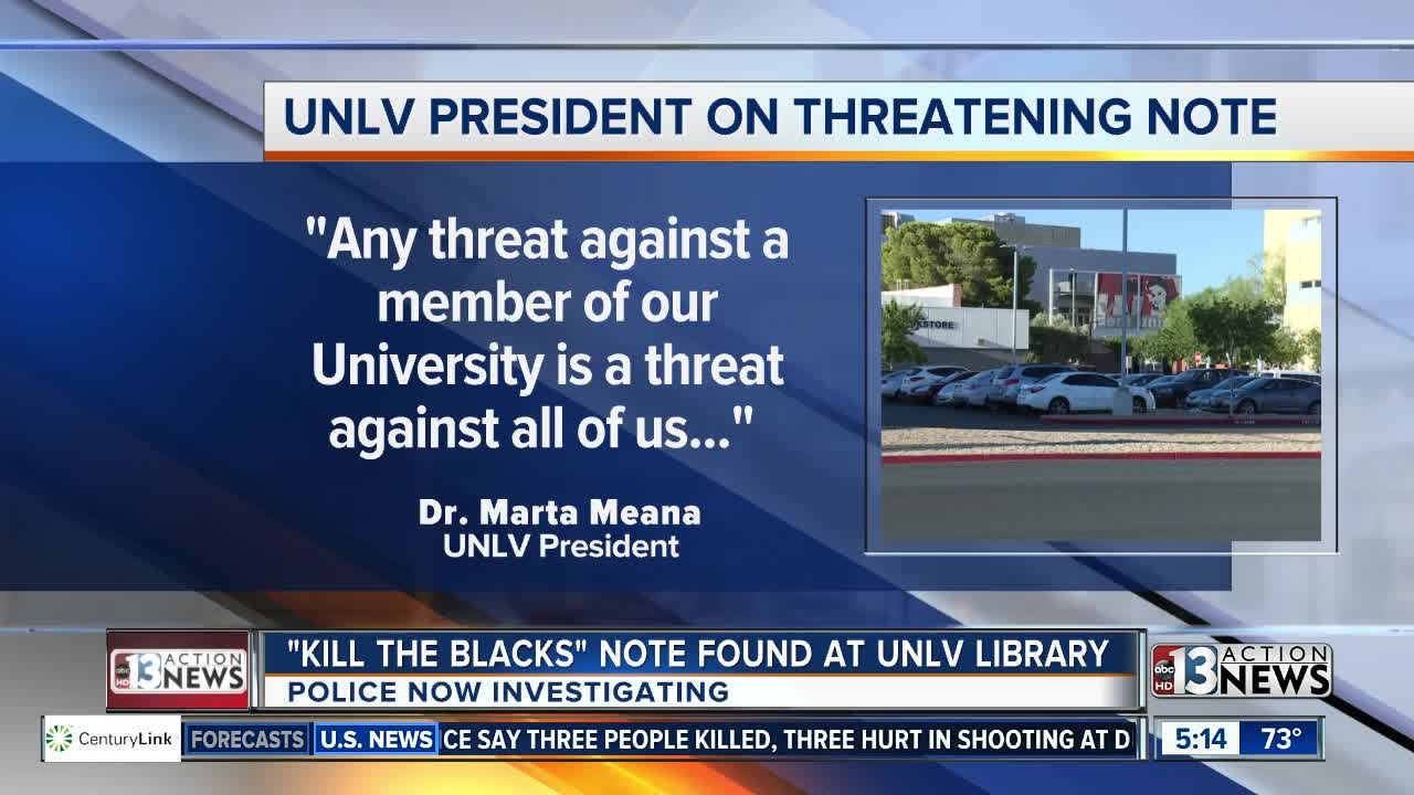 'Kill the Blacks' message found at UNLV