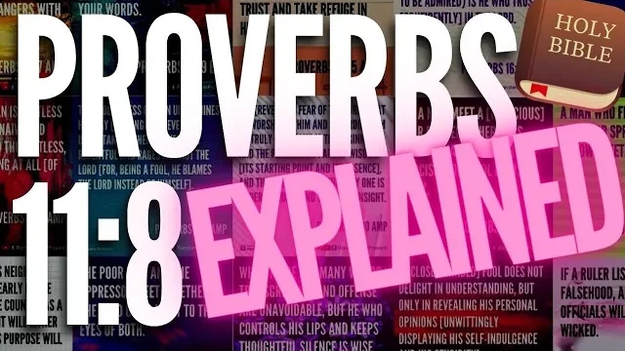 Proverbs 11:8 EXPLAINED!! - Topics & Scriptures