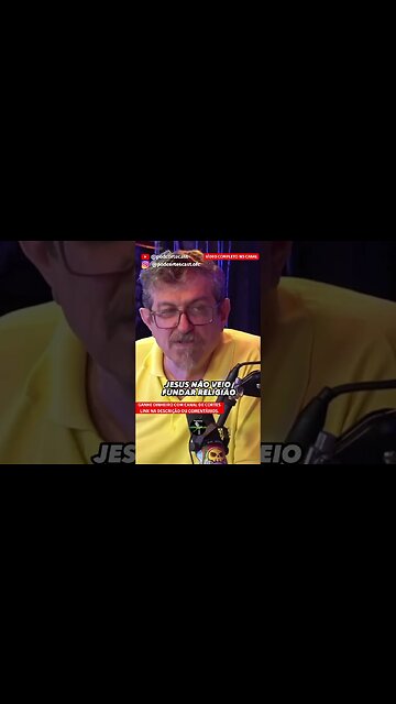 JESUS NÃO FUNDOU RELIGIÃO - LAMARTINE POSELLA E LUIZ SAYÃO - #shorts #lamartineposella #luizsayão