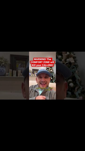 WARNING! The COMFORT ZONE will kill your CALLING! #christianmotivation #shorts #trustgod