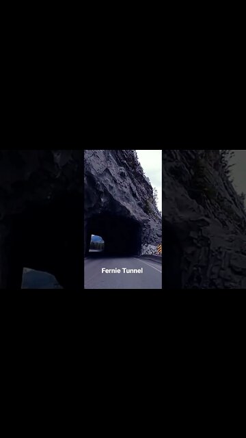 Through the Fernie Tunnel in BC. #shorts