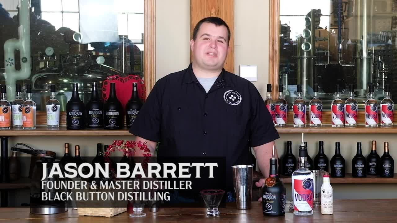 Valentine's Day cocktails from Black Button Distilling