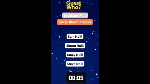 Guest Who #3 Quiz, Info, Facts and a Quote!