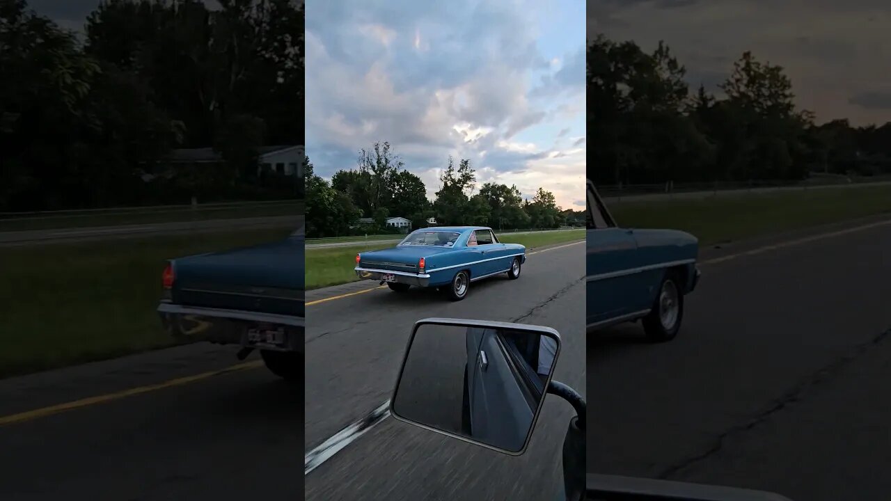 Rolling Shots Are Always Fun! #nova #sbc #carguys #fitech #chevyii #Chevrolet #dragracing #car