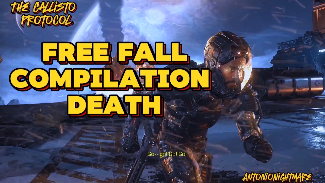 PS5 The Callisto Protocol Gaming Horror - check out my Free Fall Compilation Death gameplay