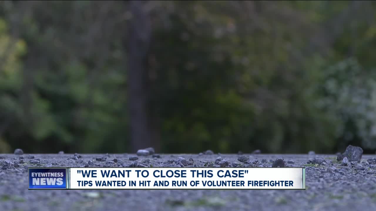 Tips wanted in hit and run of volunteer firefighter