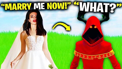 I MARRIED My Ex Girlfriend.. (Fortnite)