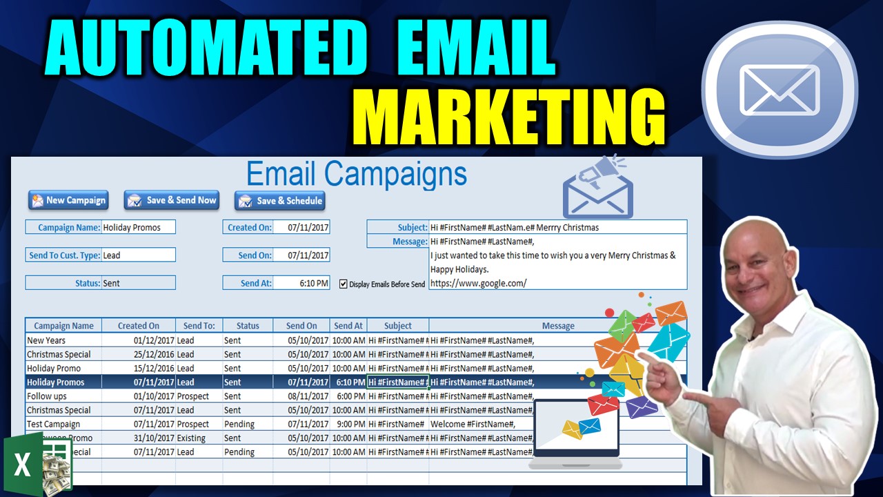 How to Create your own Automated Email Marketing System In Excel