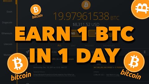 How I Make $7544 BITCOIN Automatic Per Day Free (No Work) | Earn 1 BTC in 1 Day