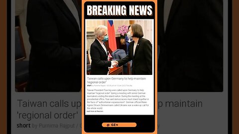 Democracies Unite: Taiwan's President Tsai Ing-wen Warns of Growing Authoritarian Expansionism