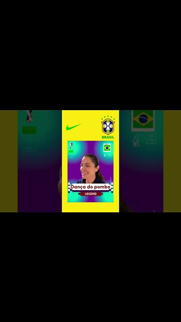 Dança do pombo 🕊️ Brasil 🇧🇷 #shorts #copadomundo #short #seleçãobrasileira