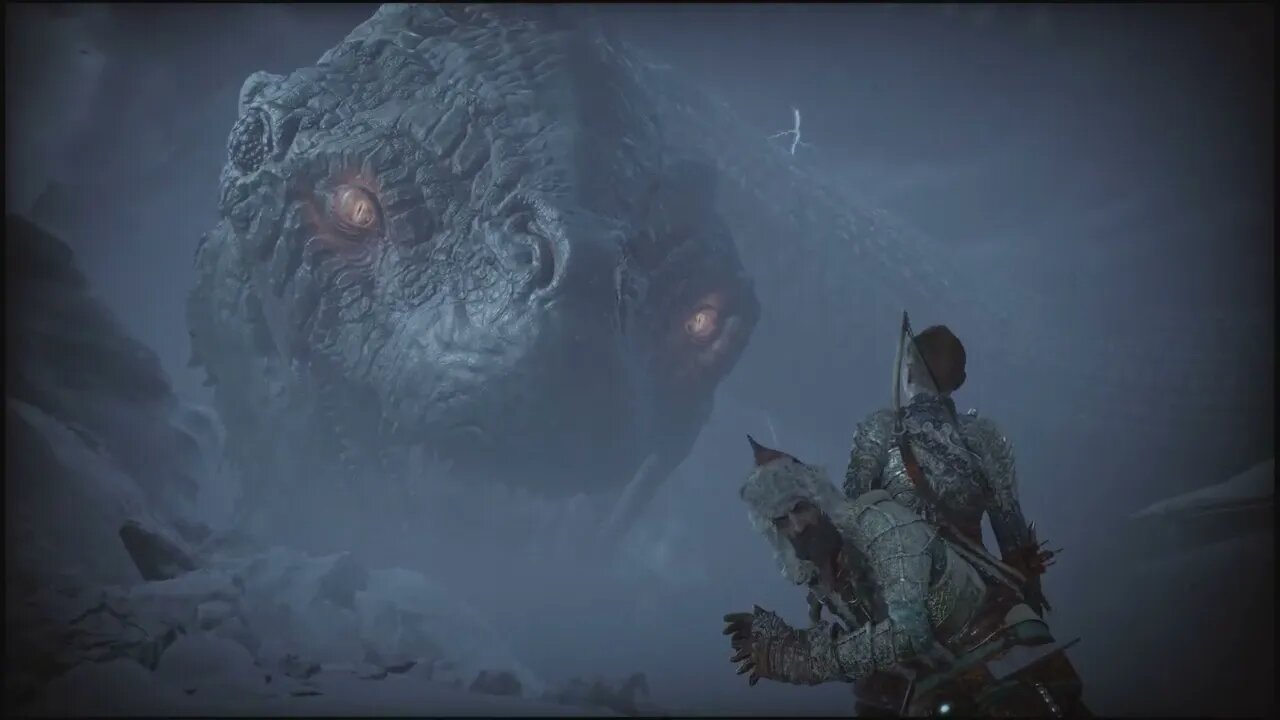 Jormungandr, The World Serpent | God of War: Ragnarök 4K Clips (PS5, PS4) | God of War Ragnarok