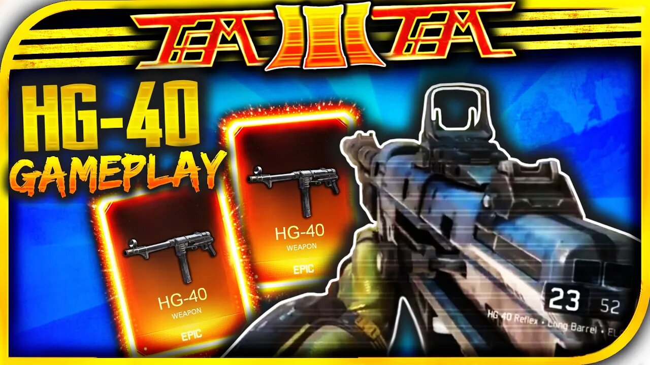 BO3: "HG-40 GAMEPLAY" - "NEW HG-40 LEAK" BO3! "HG-40 BLACK OPS 3" NEW "Epic Supply Drop HG-40 Gun"