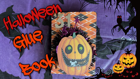 Halloween Glue Book Papercrafting