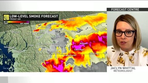 No hope for rain and strong winds have not been helpful to firefighters in B.C.