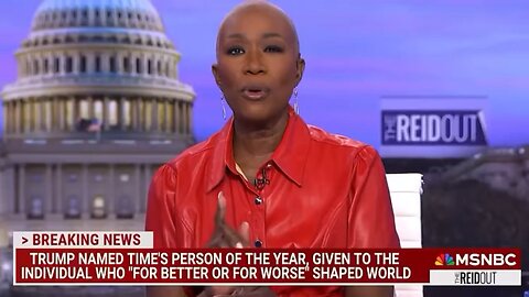 Joy Reid melts down over Trump winning TIME Person of the Year 🤣