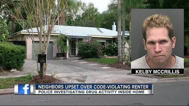 Tampa neighborhood scared after home busted for meth, code violations