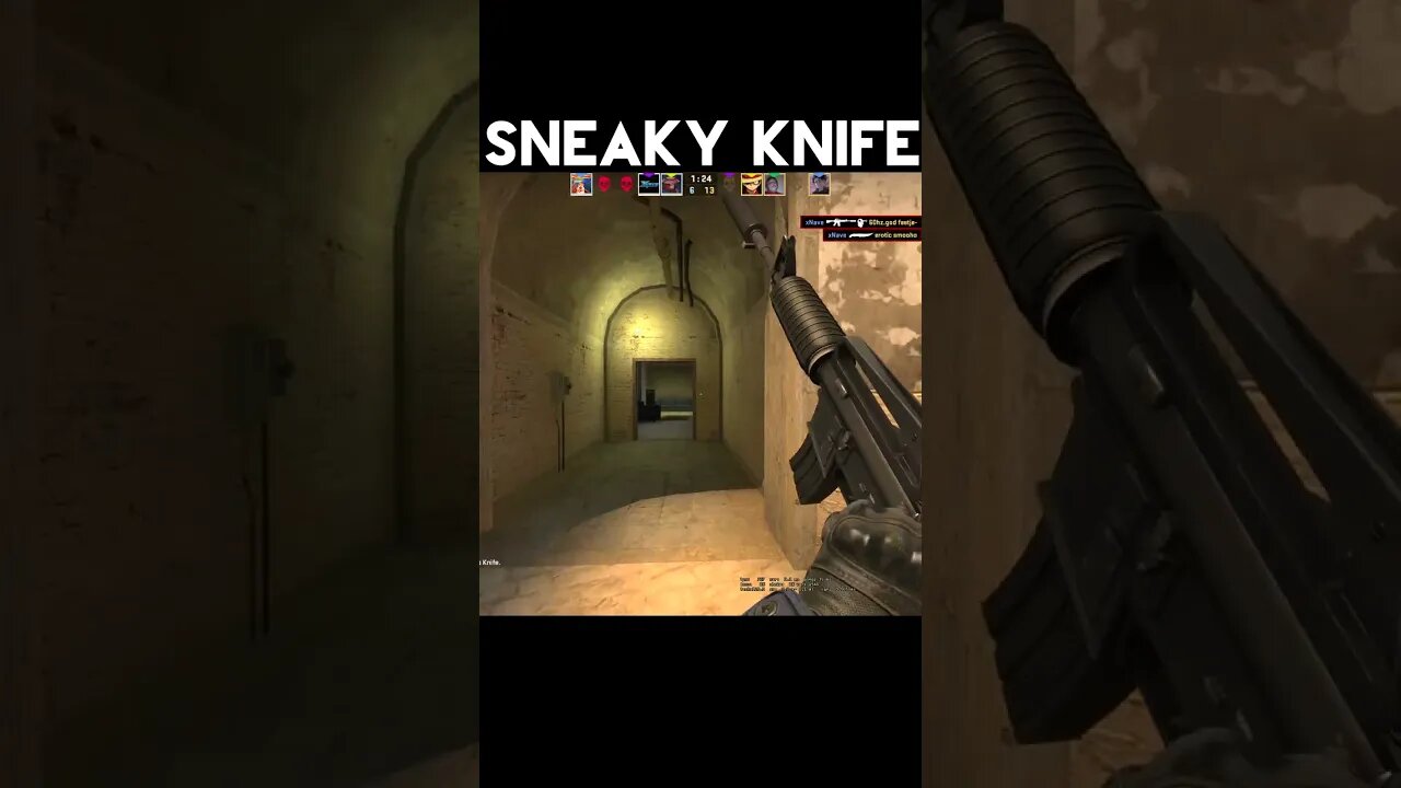 Sneaky knife CsGo #shorts