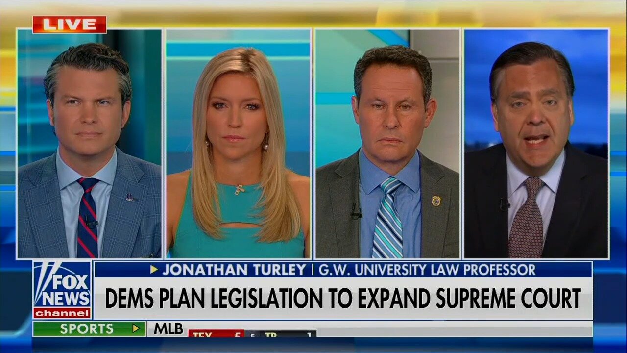 Turley SLAMS Dem Court Packing Power Grab: "Raw Muscle Play... Hostile Takeover of the Court"