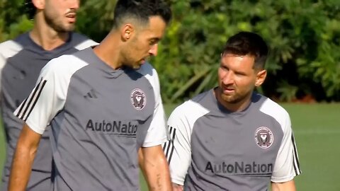 Messi takes part in first official training session with Inter Miami