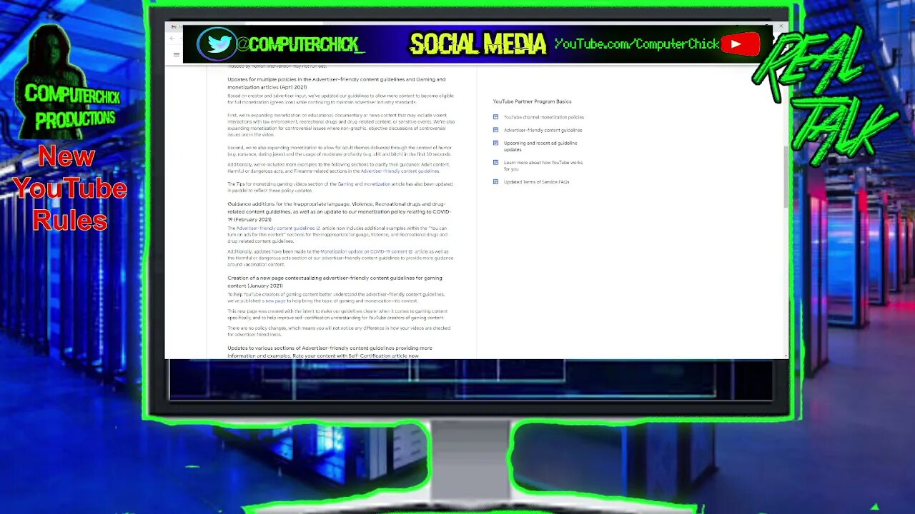 New YouTube Rules - Advertiser Guidelines