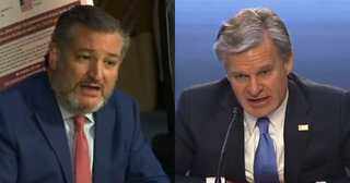 Sen. Ted Cruz Confronts Wray on Project Veritas Leak: ‘Identify Patriotic Americans As Suspects