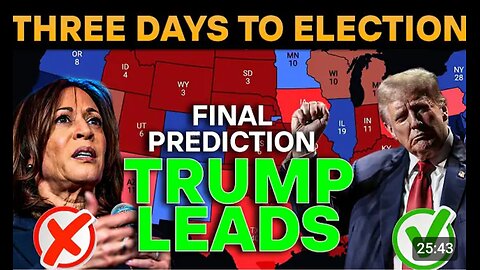 TRUMP BREAKS RECORD Final Election Prediction – Trump vs Harris