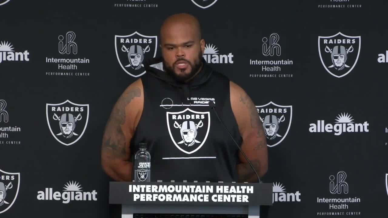 How a trip to London inspired Las Vegas Raiders OL Jermaine Eluemunor