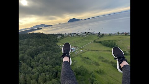 Incredible Fun - Brother & Sister Fly a Paramotor over Washington’s Coast