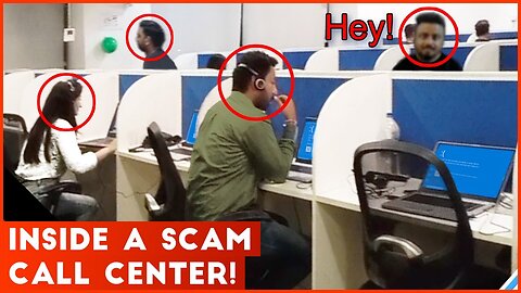 We Went INSIDE Of A Scam Call Center And Physically Hacked Them!